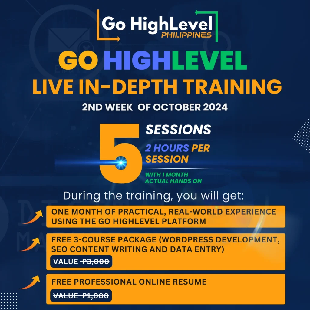 Go HighLevel Live In-depth training October 2024